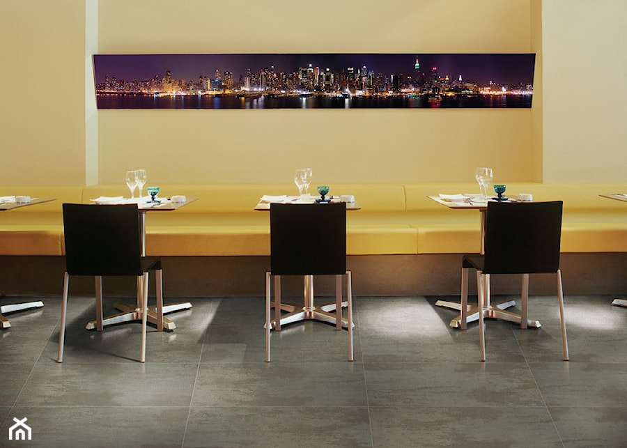 Średnia żółta jadalnia jako osobne pomieszczenie - zdjęcie od Ceramica Promat