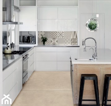 Aranżacje wnętrz - Kuchnia: Marazzi Material - Ceramica Promat. Przeglądaj, dodawaj i zapisuj najlepsze zdjęcia, pomysły i inspiracje designerskie. W bazie mamy już prawie milion fotografii!