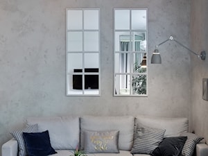 Metamorfoza mieszkania w Piasecznie - Średni szary salon, styl nowoczesny - zdjęcie od Icona Studio