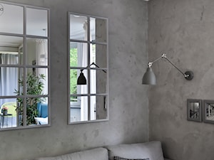 Metamorfoza mieszkania w Piasecznie - Szary salon, styl nowoczesny - zdjęcie od Icona Studio