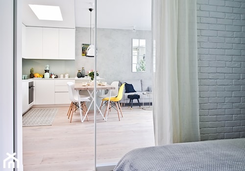 Metamorfoza mieszkania w Piasecznie - Średnia szara sypialnia, styl nowoczesny - zdjęcie od Icona Studio
