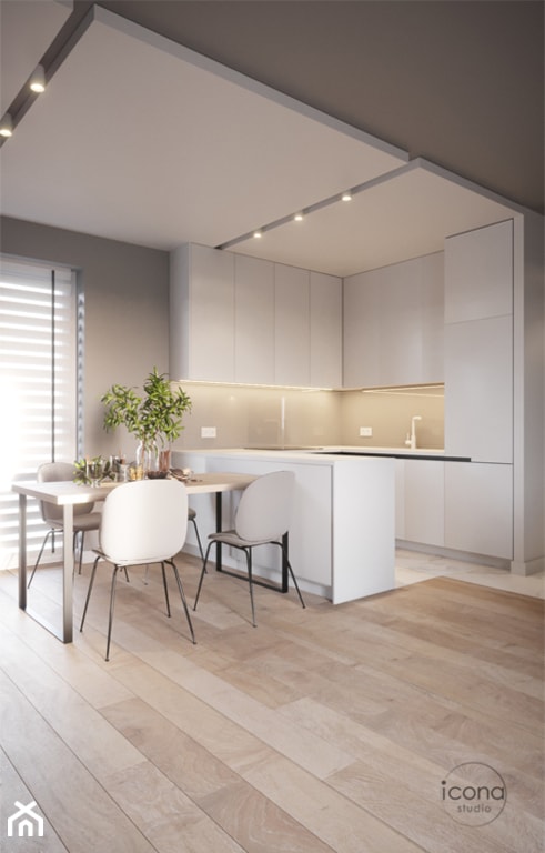 Mieszkanie w Piasecznie 6 - Kuchnia, styl minimalistyczny - zdjęcie od Icona Studio