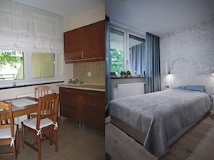 Metamorfoza mieszkania w Piasecznie - Sypialnia, styl nowoczesny - zdjęcie od Icona Studio