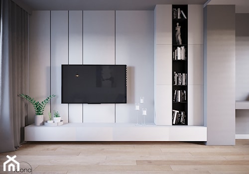 Mieszkanie w Piasecznie 6 - Salon, styl minimalistyczny - zdjęcie od Icona Studio