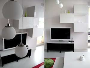 Mieszkanie prywatne Nowy Sącz - Salon, styl nowoczesny - zdjęcie od Leste design