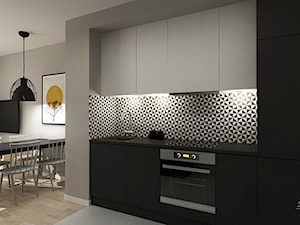 Kawalerka II - Kuchnia, styl nowoczesny - zdjęcie od Femberg Architektura Wnętrz