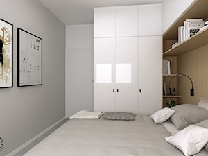 Mała biała sypialnia - zdjęcie od Femberg Architektura Wnętrz