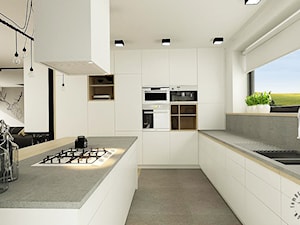 Biała kuchnia - zdjęcie od Femberg Architektura Wnętrz