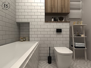Biała łazienka II - zdjęcie od Femberg Architektura Wnętrz