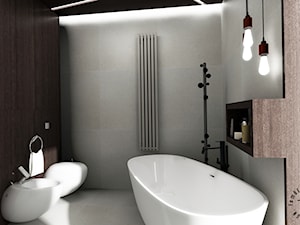 Łazienka przy sypialni - zdjęcie od Femberg Architektura Wnętrz