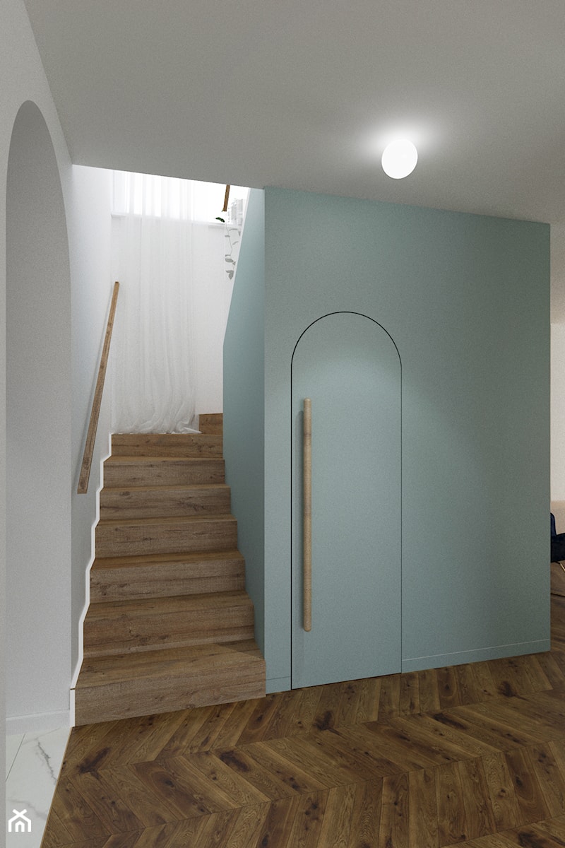 Dom Mikołów - Schody, styl minimalistyczny - zdjęcie od asymetric studio