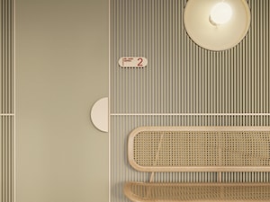 Gabinet lekarski - Poczekalnia - Wnętrza publiczne, styl nowoczesny - zdjęcie od asymetric studio