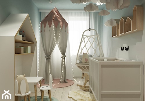 Mieszkanie Olsztyn - Pokój dziecka, styl skandynawski - zdjęcie od asymetric studio
