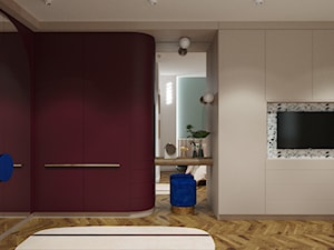 Dom Mikołów - Sypialnia, styl nowoczesny - zdjęcie od asymetric studio