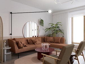 Mieszkanie Praga Warszawa - Salon, styl nowoczesny - zdjęcie od asymetric studio
