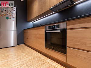 Drewno w kuchni - Kuchnia, styl nowoczesny - zdjęcie od Meble na wymiar Kulenty