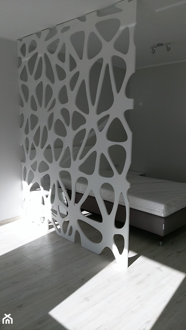 Panel ażurowy, ścianka działowa TKLED - Sypialnia - zdjęcie od TKLED Tomasz Kubik - Homebook
