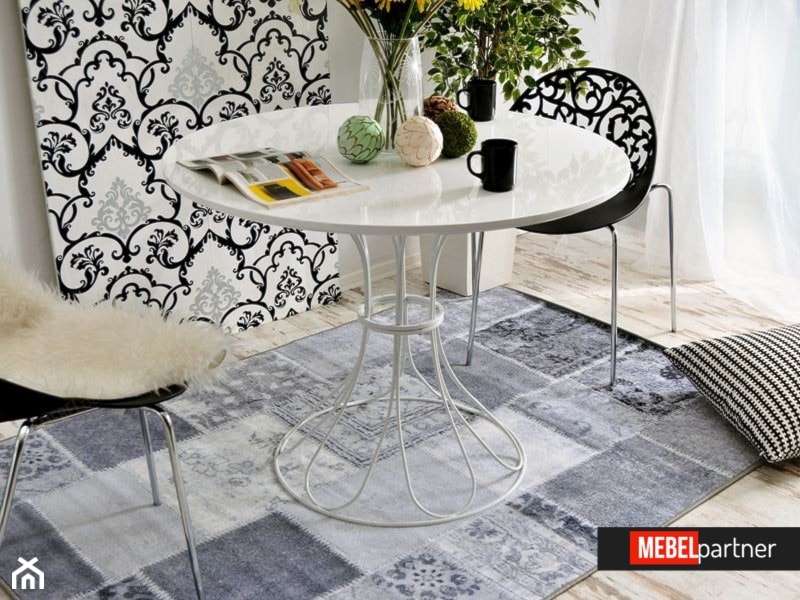 Stół FLOWER MDF z krzesłem DALIA - zdjęcie od Mebel-Partner - Homebook