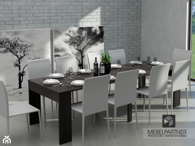Stół MESSA z krzesłem LINEA - zdjęcie od Mebel-Partner - Homebook
