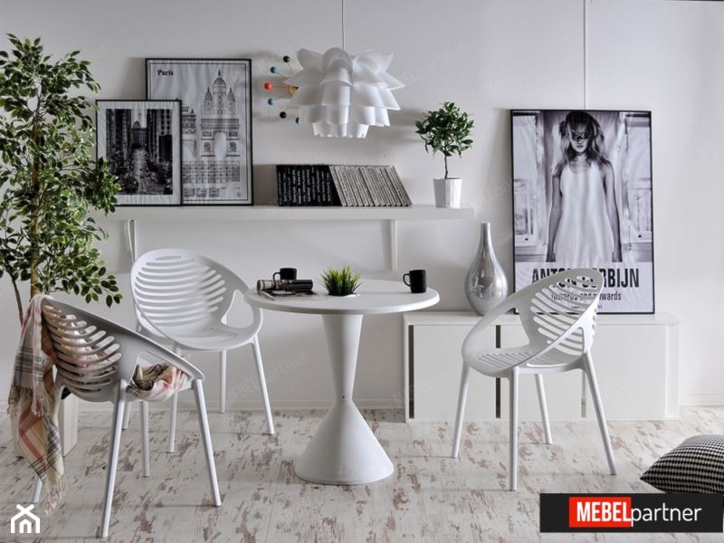 Stół DISK z krzesłem BORIA - zdjęcie od Mebel-Partner