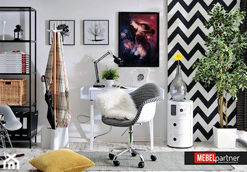 Małe białe biuro - zdjęcie od Mebel-Partner
