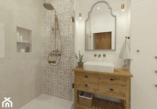 Rustykalna łazienka - zdjęcie od LUSH Design