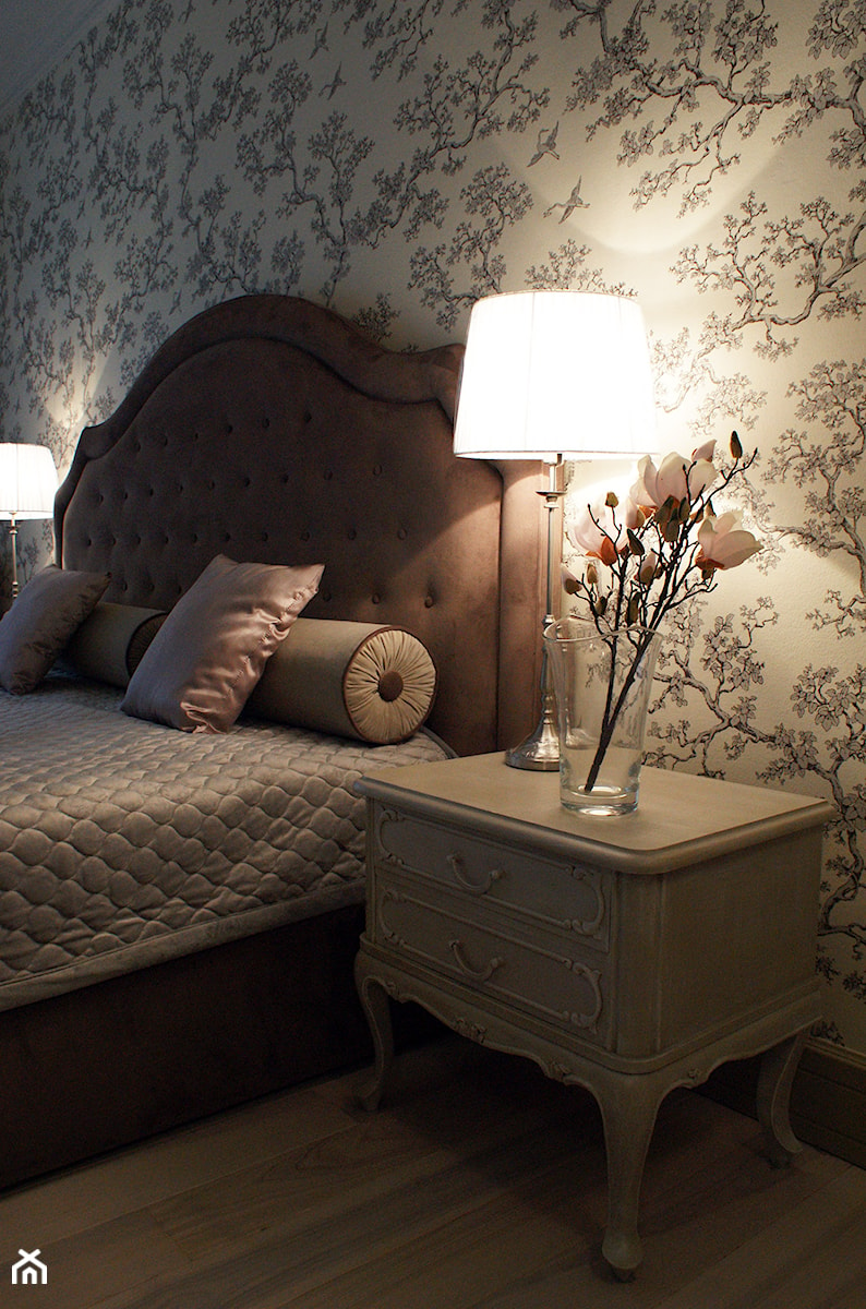 Sypialnia w kwiatach. - zdjęcie od LUSH Design