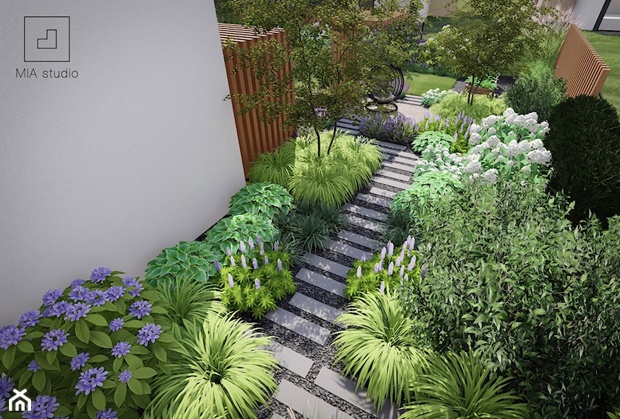 Nowoczesny ogród angielski - zdjęcie od MIA studio
