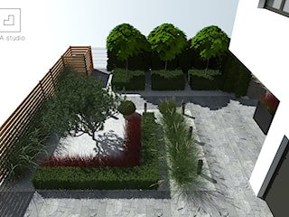Mały ogród geometryczny 