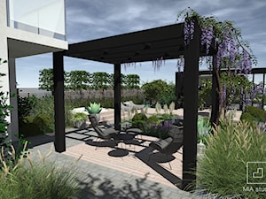 Ogród z altaną i jacuzzi - zdjęcie od MIA studio