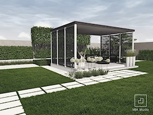 Nowoczesny ogród minimalistyczny - zdjęcie od MIA studio