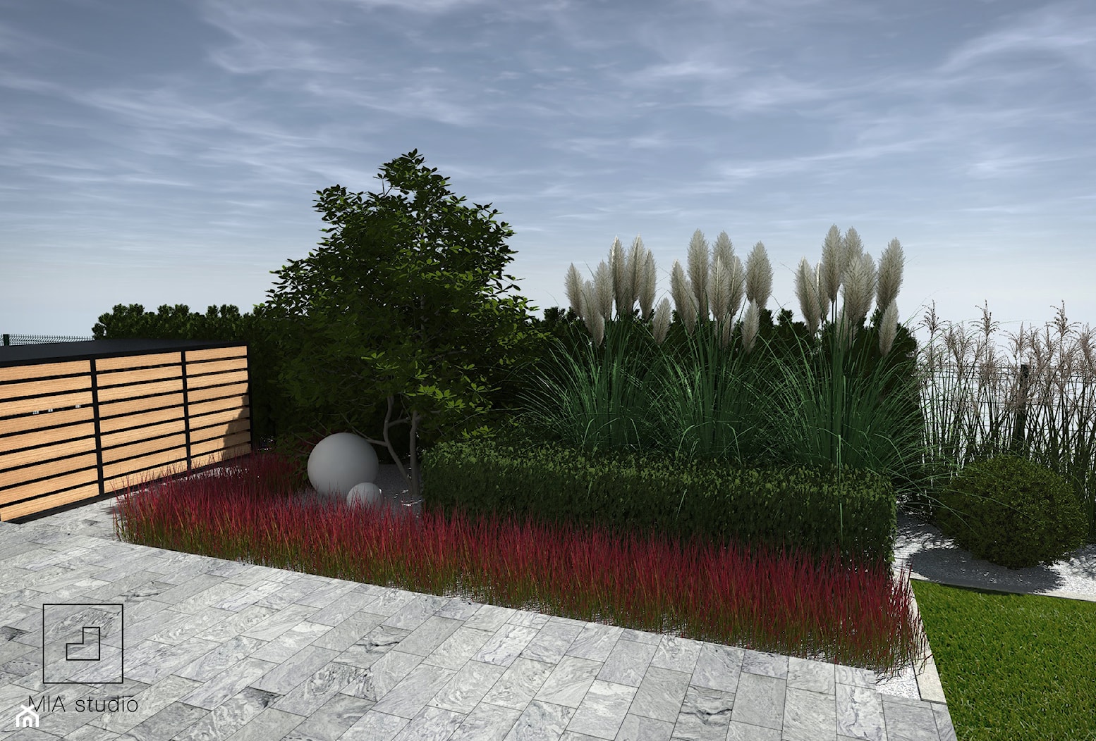 Kule świetlne w ogrodzie - zdjęcie od MIA studio - Homebook