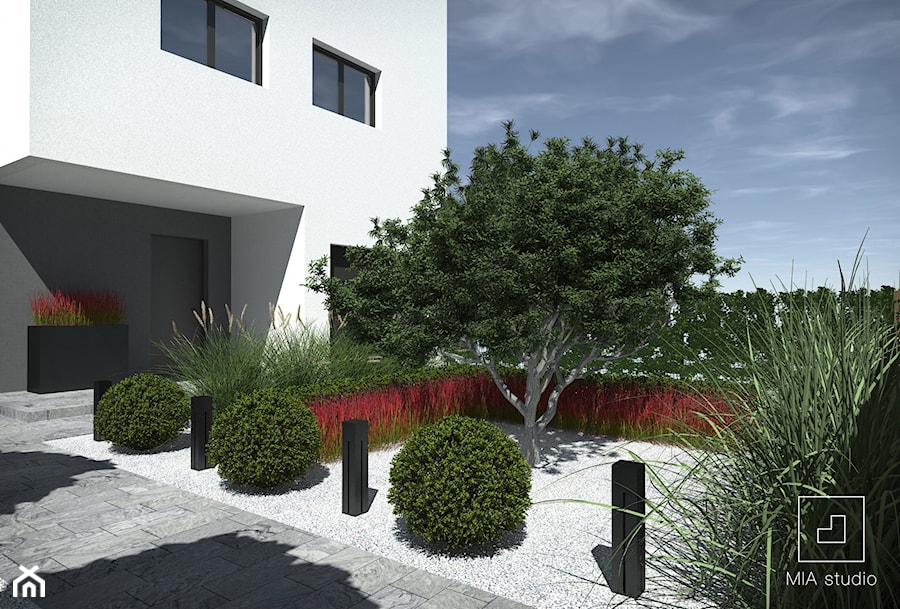 Mały geometryczny ogród - zdjęcie od MIA studio