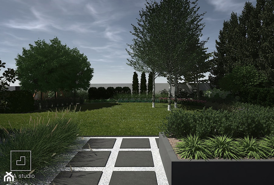 Donice w ogrodzie - zdjęcie od MIA studio