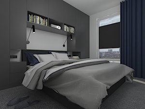 mieszkanie w męskim stylu - Sypialnia, styl nowoczesny - zdjęcie od StudioAtoato
