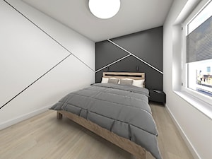 apartament minimalizm - Sypialnia, styl minimalistyczny - zdjęcie od StudioAtoato