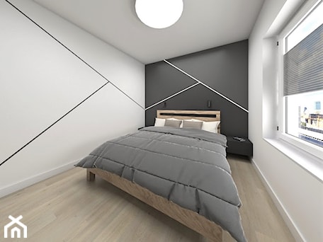 Aranżacje wnętrz - Sypialnia: apartament minimalizm - Sypialnia, styl minimalistyczny - StudioAtoato. Przeglądaj, dodawaj i zapisuj najlepsze zdjęcia, pomysły i inspiracje designerskie. W bazie mamy już prawie milion fotografii!