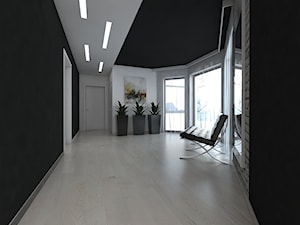 rezydencja 270m2 - Hol / przedpokój, styl minimalistyczny - zdjęcie od StudioAtoato
