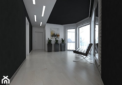 rezydencja 270m2 - Hol / przedpokój, styl minimalistyczny - zdjęcie od StudioAtoato
