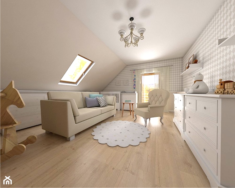 rezydencja styl klasyczny - Pokój dziecka, styl tradycyjny - zdjęcie od StudioAtoato