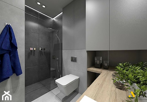 łazienka w stylu skandynawskim - zdjęcie od StudioAtoato