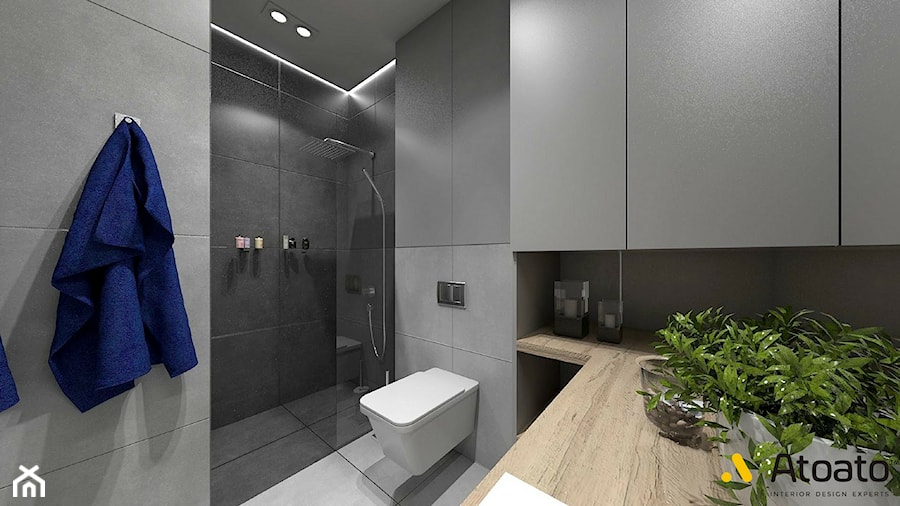 łazienka w stylu skandynawskim - zdjęcie od StudioAtoato