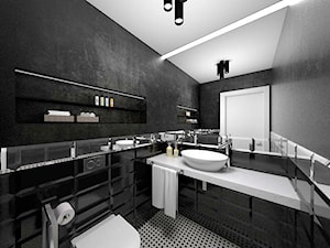 rezydencja 270m2 - Mała łazienka, styl nowoczesny - zdjęcie od StudioAtoato