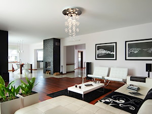 rezydencja 250m2 - Salon, styl nowoczesny - zdjęcie od StudioAtoato
