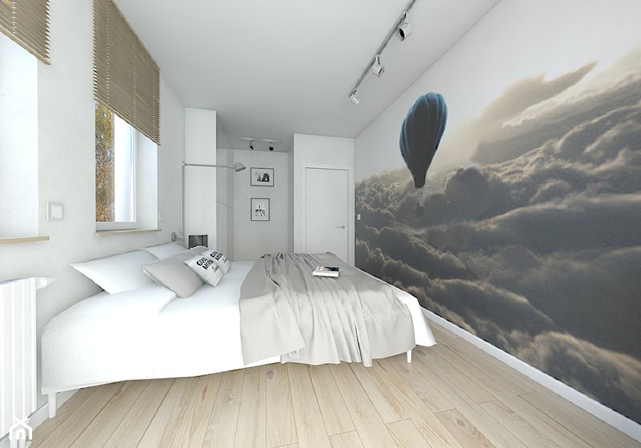 nowoczesne mieszkanie - Sypialnia, styl nowoczesny - zdjęcie od StudioAtoato