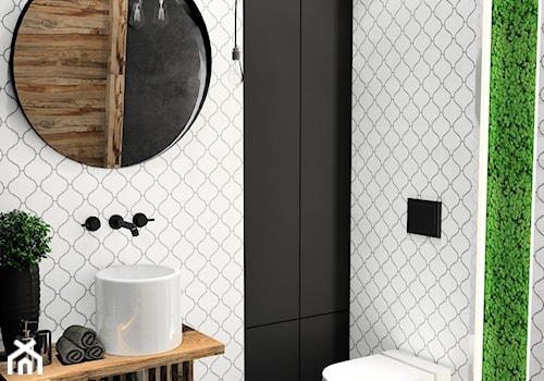 WC z Arabeską i łupkiem Black Slate 120x60 - zdjęcie od kaflando