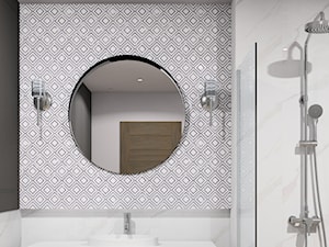 Klasyczna łazienka z motywem geometrycznym - zdjęcie od kaflando