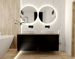 Jasna łazienka z rombami - zdjęcie od kaflando - Homebook