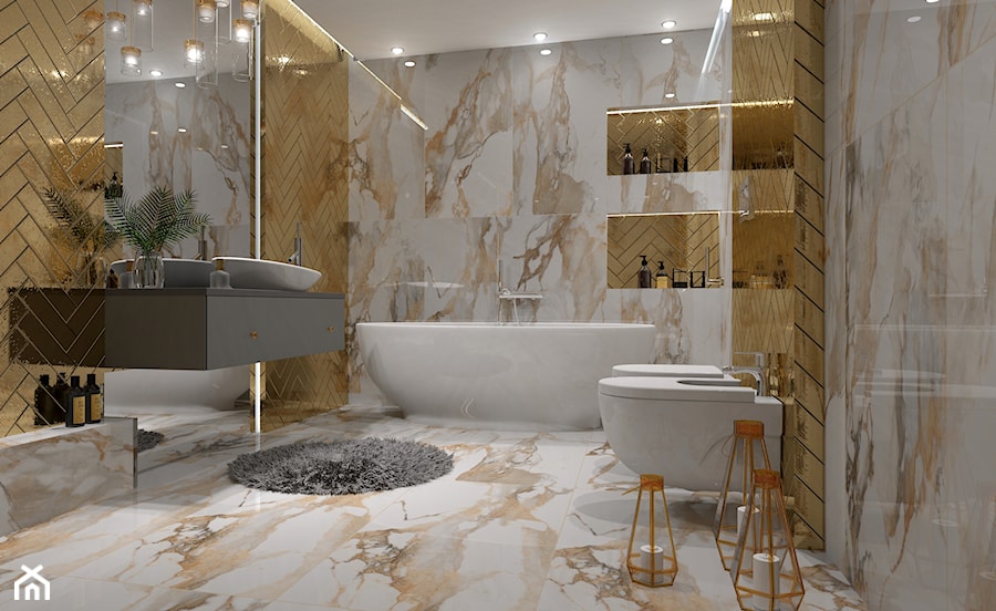 łazienka w stylu GLAMOUR GOLD - zdjęcie od kaflando