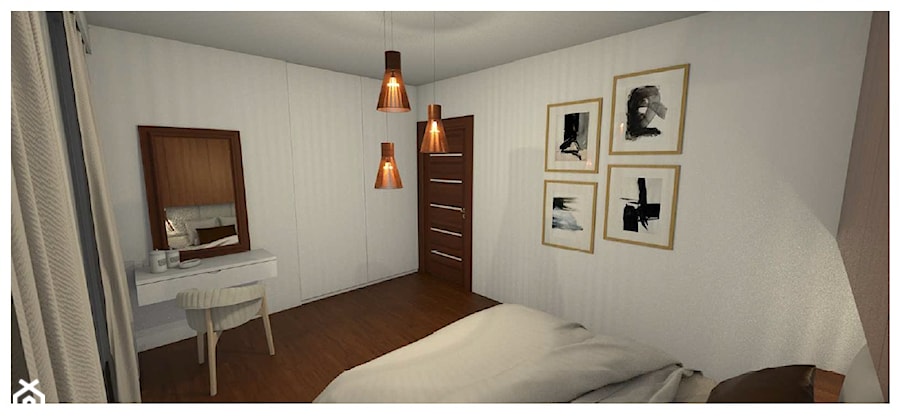 Sypialnia w ciepłych odcieniach beżu - zdjęcie od Lepsze Wnętrze